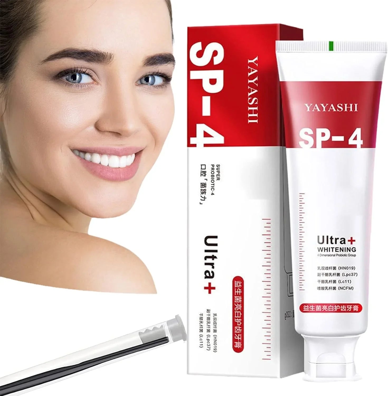 Original Probiotic Ultra SP 4 Whitening Toothpaste for Stain Removal, Bad Breath and Maintain Oral Health