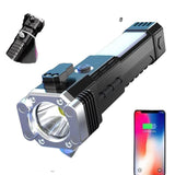 8 in 1 Portable Rechargeable Torch LED Flashlight