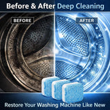 Washing Machine Cleaner Tablets – Deep Drum Cleaning, Removes Odor, Limescale & Residue (All Washer Types)
