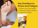 Bee Venom Foot Patches Pack of 2  (10 Patches + 10 FREE)–Stress Relief & Relaxation Pads, Overnight Detox Therapy, Sleep Support & Comfort