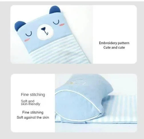 Baby Shaping Head Support Pillow – Soft & Skin-Friendly | Made in India - Assorted Colour