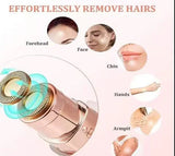 2 in 1  Original Eyebrow Remover & Face Hair Trimmer – Flawless Portable Epilator for Women & Men | Facial, Lip & Nose Hair Shaver