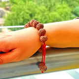 7 Mukhi Nepali Original Rudraksha Bracelet With Lab Tested Beads – Spiritual Rudraksha Bracelet