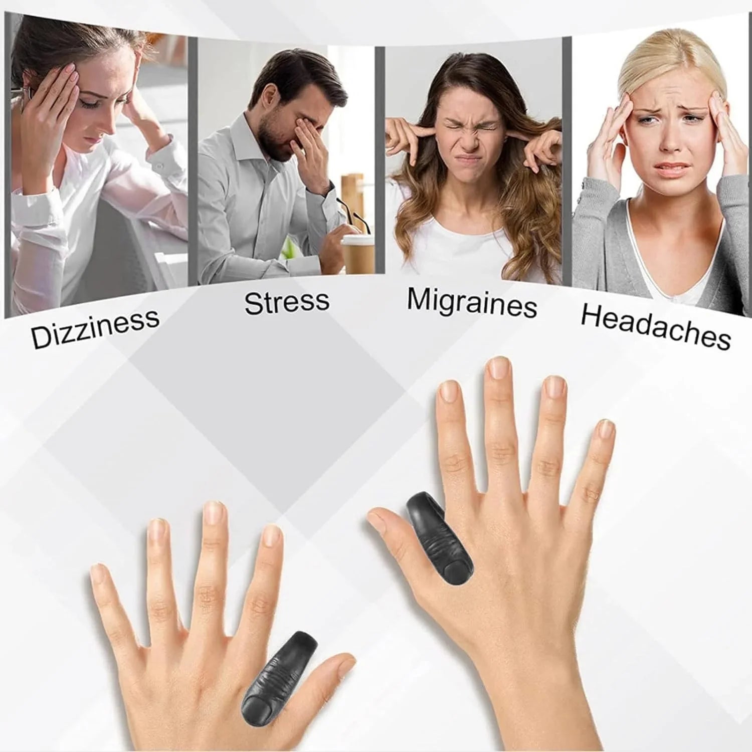 Sugar Control LI4 Acupressure Point Clip Original- Wearable Hand Massager (Pack of 2)