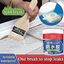 Transparent Waterproof Glue Plus Brush/ Waterproof Leak Sealing Glue – 300g