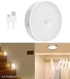 VIAXANA Motion Sensor Light for Home – USB Rechargeable LED Night Light | Wireless Self-Adhesive Body Induction Lamp for Wardrobe, Cupboard & Stairs