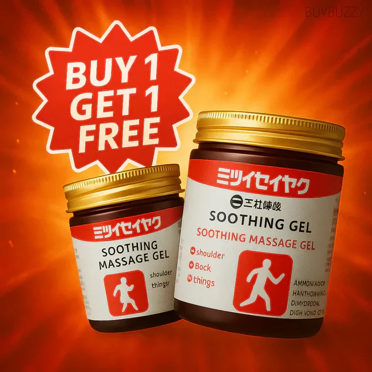 Japanese Instant Pain Relief Gel – Soothing Muscle & Joint Massage Relief (Buy 1 Get 1 Free)