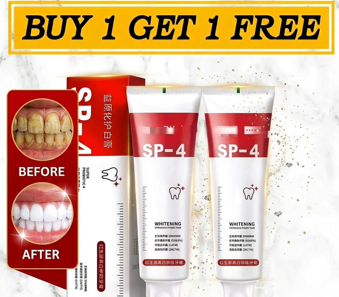 Original Probiotic Ultra SP 4 Whitening Toothpaste for Stain Removal, Bad Breath and Maintain Oral Health